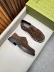 Gucci Man Dark Brown Calfskin Business Leather Shoes 042880 (2)_th.jpg
